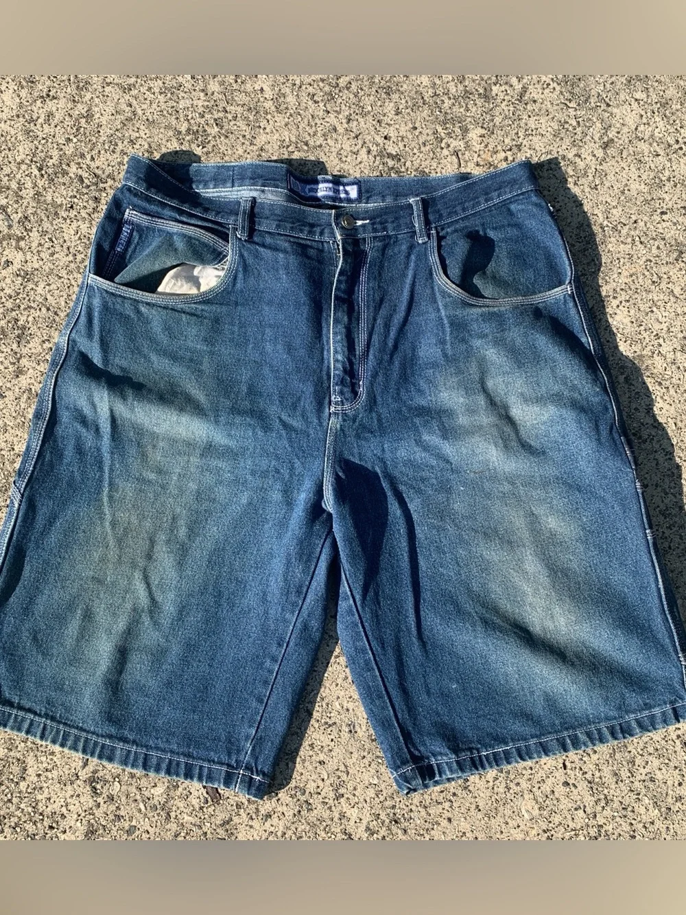 Vintage Y2k Brooklyn Xpress Baggy Denim Shorts Jorts Men’s 38